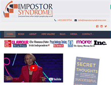 Tablet Screenshot of impostorsyndrome.com